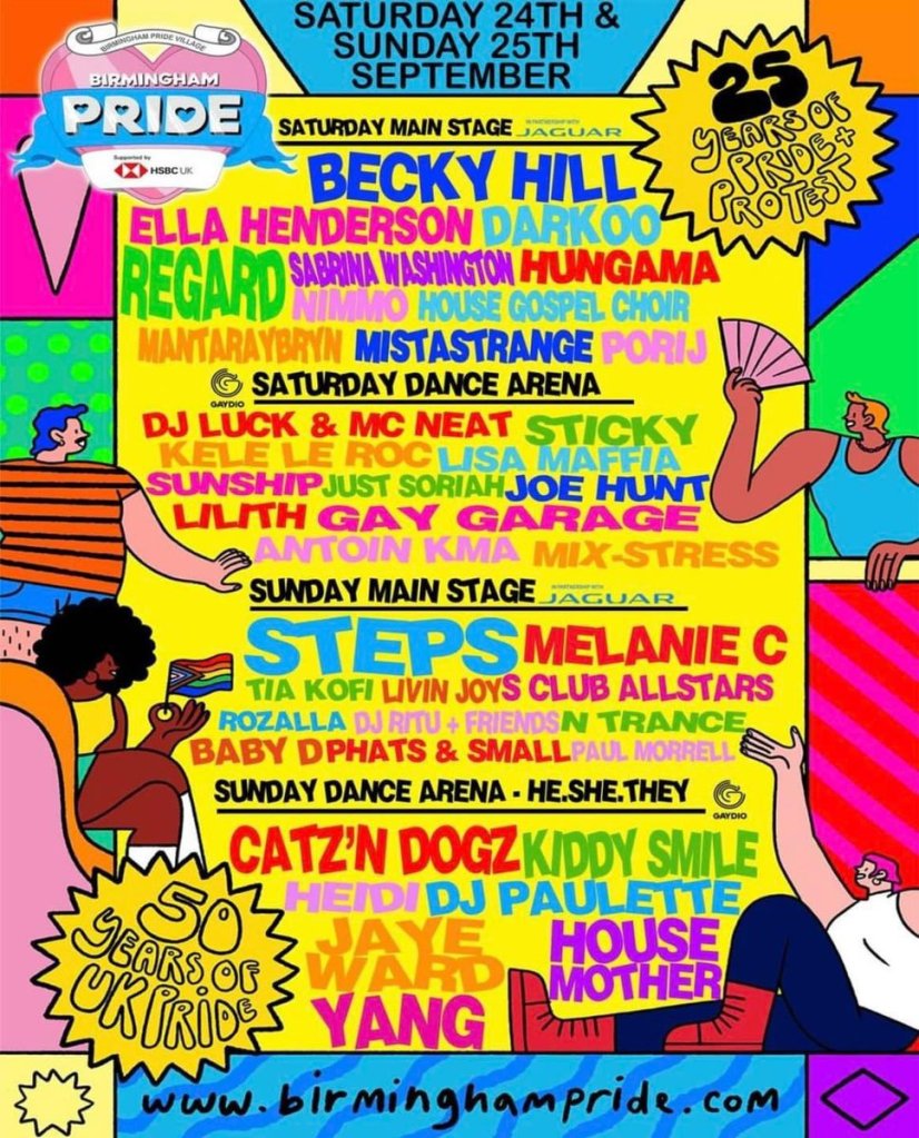 LGBTQ+ Pride Event Anna Larner Birmingham Pride 2022