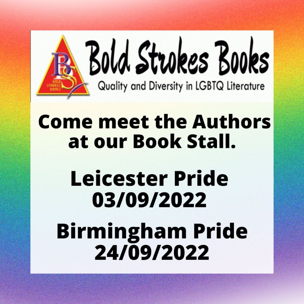 LGBTQ+ Pride Events - Bold Strokes Books authors at Leicester and Birmingham Pride. 