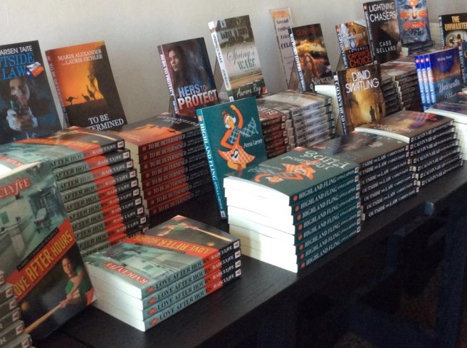 My debut novel Highland Fling at the Bold Strokes Books Festival. Lesbian Age-Gap Romance