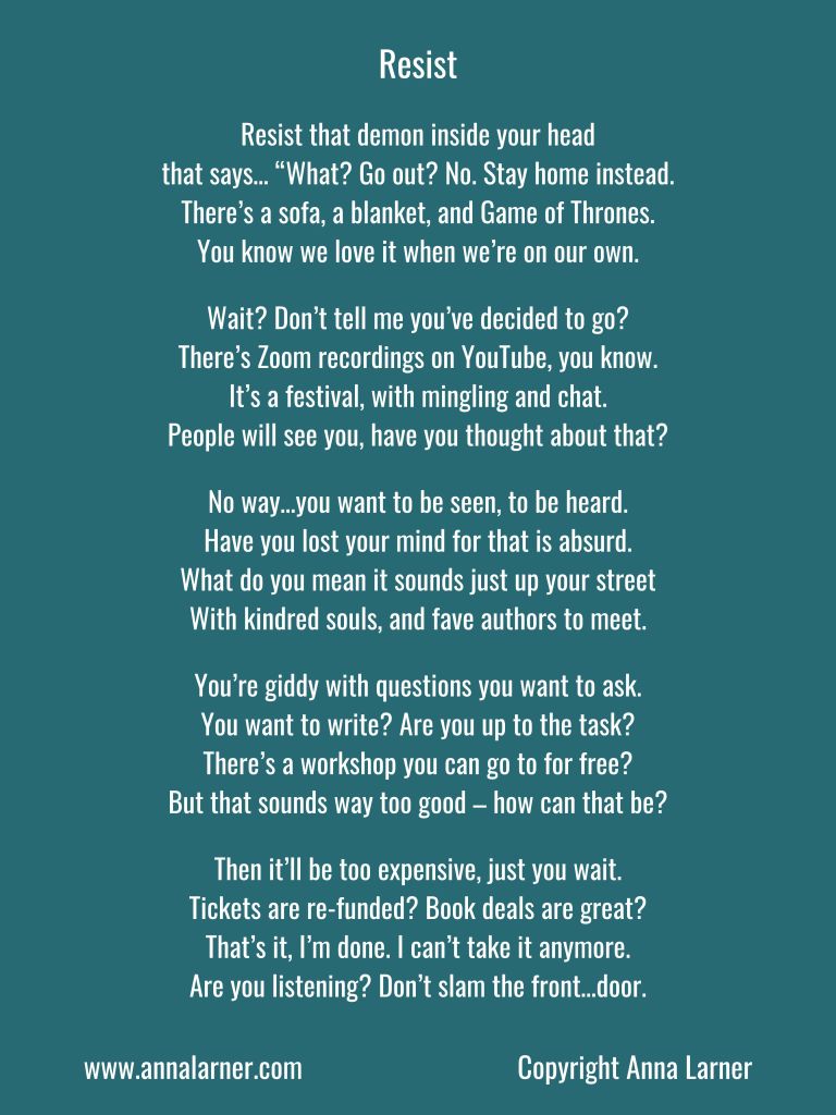 Resist by Anna Larner | Rhyming Couplets | Queering The Shelves LGBTQ+ Book Festival | Spoken Word Resist by Anna Larner | Rhyming Couplets | Queering The Shelves LGBTQ+ Book Festival | Spoken Word