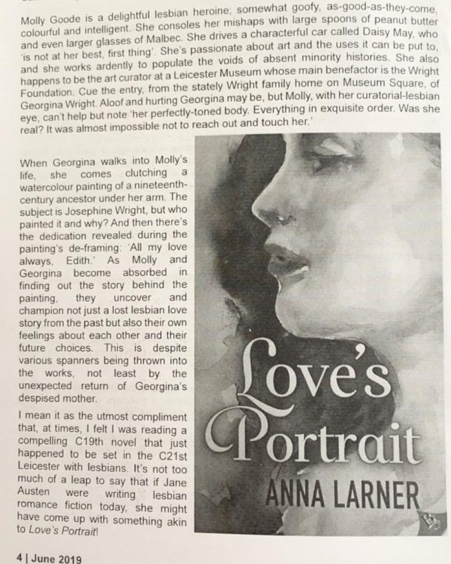 Lesbian Books - Reviews - Kenric Magazine Lesbian Books Reviews - Love's Portrait - Kenric Magazine