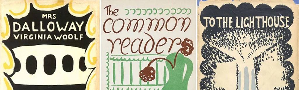 Virginia Woolf Book Covers - Howgarth Press -  Mrs Dalloway, To The Lighthouse