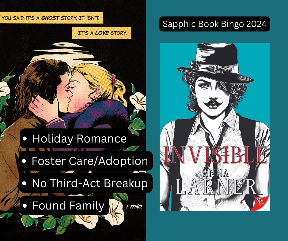 Sapphic Book Bingo 2024 Hidden Gems - Consent is sexy. Magical YA suitable lesbian romance set in a mysterious Hollywood style costume shop.